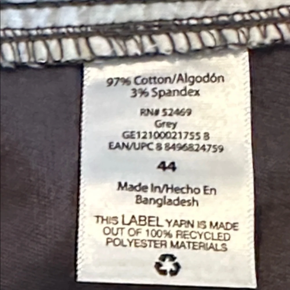 George Big Men’s Stretch Cotton Blend Twill Flat Front Shorts, 9” Inseam - Picture 7 of 11